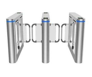 Double Glass Wings Swing Barrier